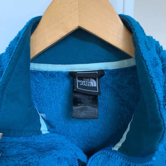 North Face Women’s Blue Wool Jacket - Picture 4 of 5